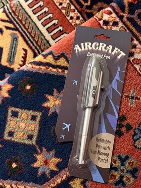 Craft Aircraft Ballpoint Pen - Silver